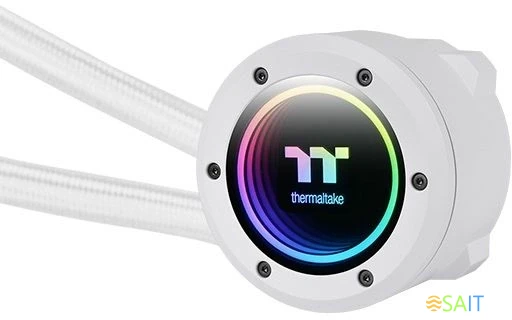 Система водяного охлаждения Thermaltake TH280 V2 Snow ARGB Soc-AM5/AM4/1200/1700/1851 белый 4-pin 34.7dB Al+Cu Ret (CL-W377-PL14SW-A)