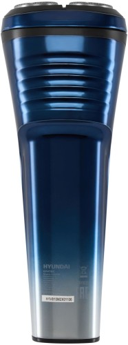 Бритва роторная Hyundai H-SH8089 реж.эл.:3 питан.:аккум. голубой/черный