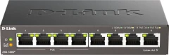 Коммутатор D-Link DGS-1008P DGS-1008P/F3A (L2) 8x1Гбит/с 4PoE+ 60W неуправляемый