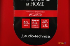 Наушники накладные Audio-Technica ATH-AVC200 3м черный проводные оголовье (15118391)