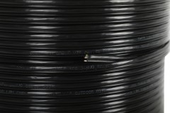 Кабель сетевой Ningbo 1Гбит/с UTP 4 пары cat.5E solid 0.5мм CCA molded 305м серый outdoor стальной трос