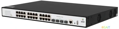 Коммутатор SNR SNR-S2989G-24TX-POE (L2+) 24x1Гбит/с 4SFP+ 24PoE 370W управляемый