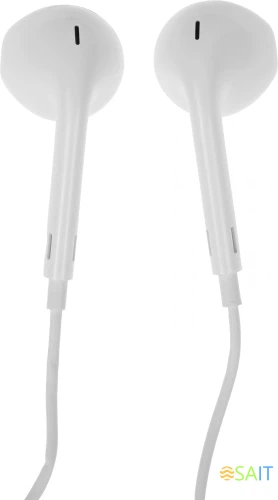 Гарнитура вкладыши Hoco M55 1.2м белый проводные в ушной раковине