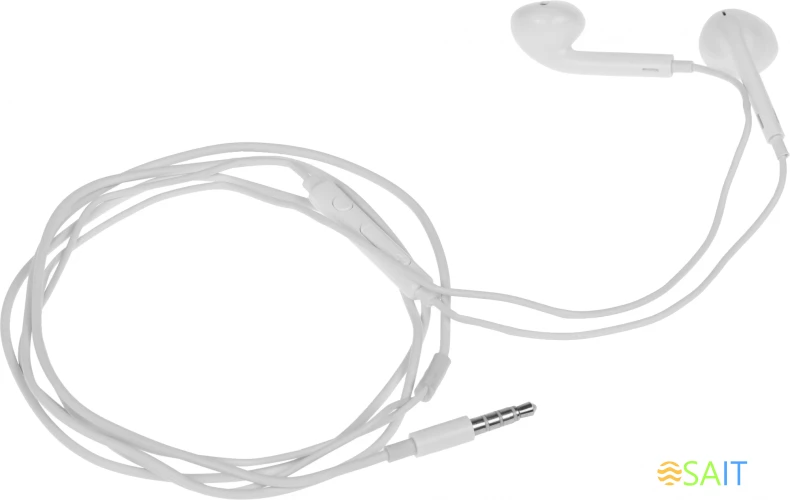 Гарнитура вкладыши Hoco M55 1.2м белый проводные в ушной раковине