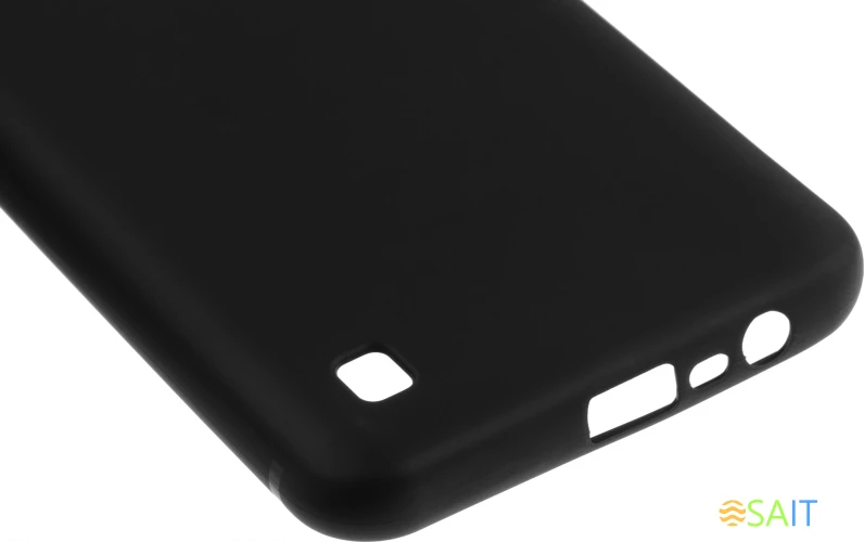 Чехол (клип-кейс) BoraSCO для Realme C21 черный (матовый) (40041)