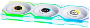 Вентилятор для корпуса Lian-Li Uni Fan SL Wireless 120 LCD ARGB 120х124.5x28 белый 4-pin 29.5дБ (упак.:3шт) (G99.12SLLCD1W3W.R0) Ret
