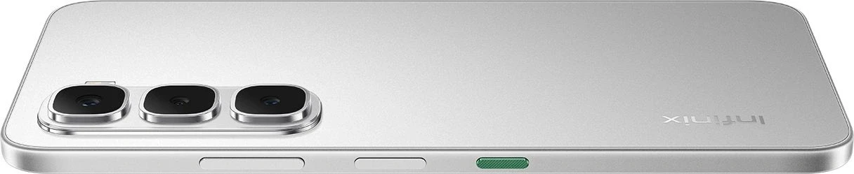 Смартфон Infinix X6728 HOT 60i 256Gb 8Gb серебристый титан моноблок 3G 4G 2Sim 6.7" 720x1600 Android 15 50Mpix 802.11 a/b/g/n/ac NFC GPS Protect FM microSD max1024Gb