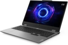 Ноутбук Lenovo LOQ 15IRX10 Core i7 14700HX 16Gb SSD512Gb NVIDIA GeForce RTX 5060 8Gb 15.6" IPS FHD (1920x1080) без ОС grey WiFi BT Cam (83JE00YLPS)