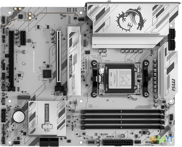 Материнская плата MSI B850 GAMING PLUS WIFI6E SocketAM5 AMD B850 4xDDR5 ATX AC`97 8ch(7.1) 2.5Gg RAID+HDMI+DP