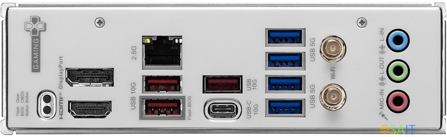 Материнская плата MSI B850 GAMING PLUS WIFI6E SocketAM5 AMD B850 4xDDR5 ATX AC`97 8ch(7.1) 2.5Gg RAID+HDMI+DP