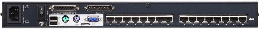 16-портовый КВМ-коммутатор высокой плотности с кабелем Cat 5  KH1516A/KH1516A-AX-G ATEN KH1516A