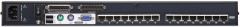 16-портовый КВМ-коммутатор высокой плотности с кабелем Cat 5  KH1516A/KH1516A-AX-G ATEN KH1516A
