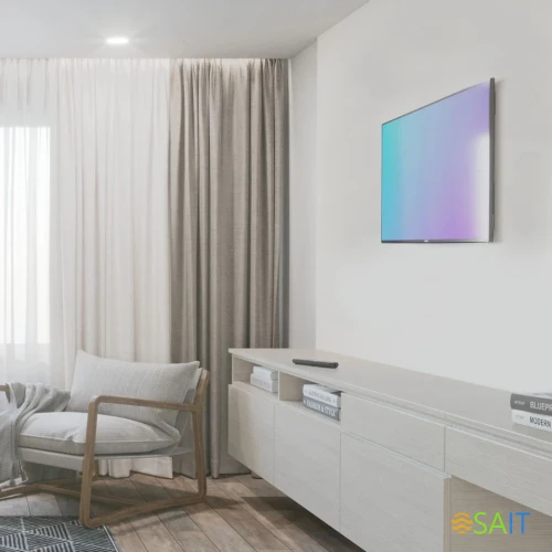 Кронштейн для телевизора Hama 00220813 черный 32"-75" макс.40кг настенный фиксированный