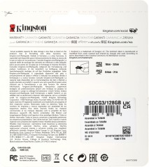 Флеш карта microSDXC 128GB Kingston SDCG3/128GB Canvas Go! Plus + adapter
