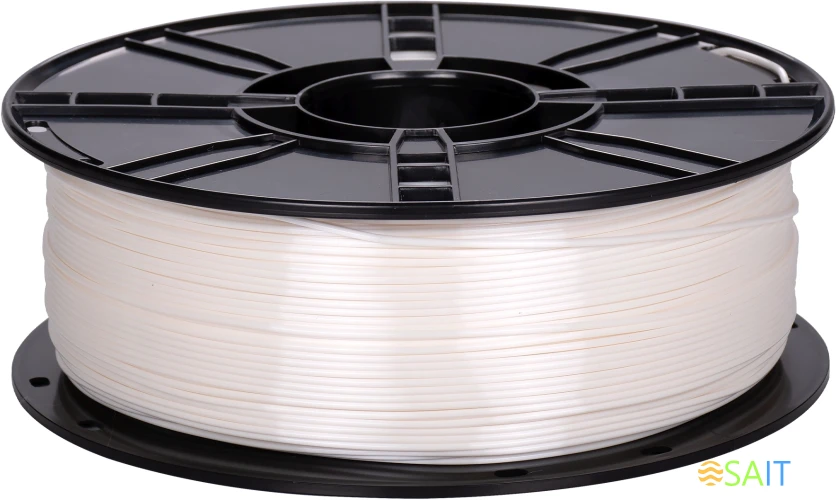 Пластик для принтера 3D Cactus CS-3D-PLA-1KG-S-WHITE PLA SILK d1.75мм 1кг L326м 1цв.