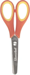 Ножницы Silwerhof детские 130мм ручки пластиковые нержавеющая сталь оранжевый/желтый