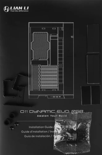 Корпус Lian-Li O11 Dynamic EVO RGB черный без БП ATX 10x120mm 9x140mm 2xUSB3.0 audio