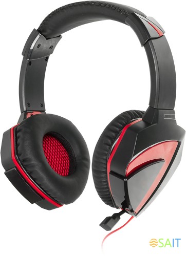 Наушники с микрофоном A4Tech Bloody G500 черный/красный 1.5м мониторные оголовье (A4TECH G500)