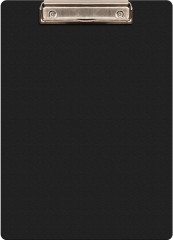Папка-планшет Бюрократ -PD6004/BLCK A4 пластик 1.2мм черный