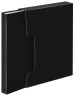 Папка с 80 прозр.вклад. Бюрократ DeLuxe DLVBOX80BLCK A4 пластик 0.7мм черный в коробе