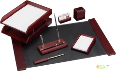 Настольный набор Good Sunrise M7C-25A (7 предметов) красное дерево дерево бордовый/черный