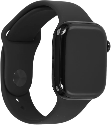 Смарт-часы Apple Watch Series 11 A3333 46мм OLED корп.черный Sport Band рем.черный разм.брасл.:M/L (MEUX4LW/A)