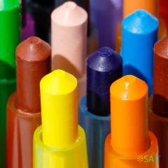 Восковые мелки Deli EC223-12 Color Kids кругл. с поворотным механизмом 12цв. (12шт) дл.165мм д.10мм блист.европод.