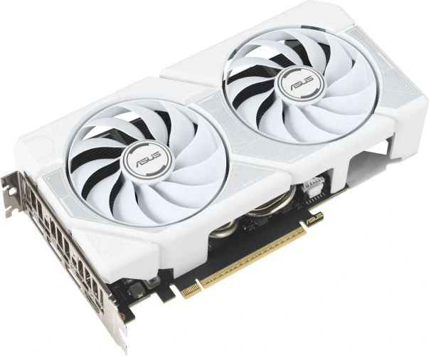 Видеокарта Asus PCI-E 5.0 DUAL-RTX5060TI-O8G-WHITE NVIDIA GeForce RTX 5060TI 8Gb 128bit GDDR7 2602/28000 HDMIx1 DPx3 HDCP Ret