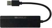 Разветвитель USB 2.0 Origo OU1140 4порт. черный (OU1140/A1A)