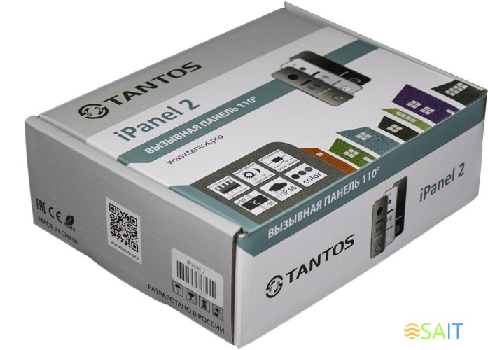 Видеопанель Tantos iPanel 2+ цветной сигнал цвет панели: черный