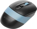 Мышь A4Tech Fstyler FG10CS Air черный/синий оптическая 2000dpi silent беспров. USB для ноутбука 4but (FG10CS AIR ASH BLUE)