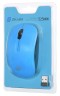 Мышь Оклик 525MW черный/голубой оптическая 1000dpi беспров. USB для ноутбука 3but (1090724)