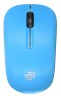 Мышь Оклик 525MW черный/голубой оптическая 1000dpi беспров. USB для ноутбука 3but (1090724)