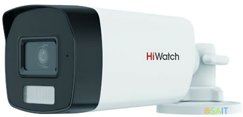 Камера видеонаблюдения аналоговая HiWatch DS-T520A (2.8mm) 2.8-2.8мм HD-CVI HD-TVI цв. корп.:белый