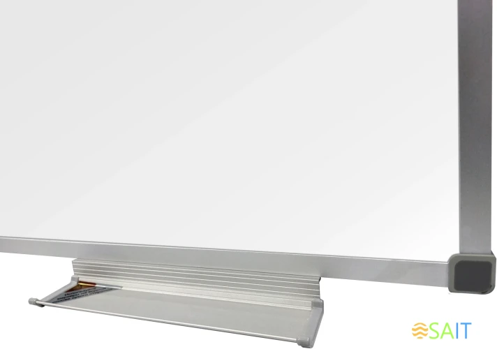 Доска магнитно-маркерная Silwerhof лак белый 90x120см алюминиевая рама