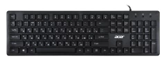 Клавиатура Acer OKW020 черный USB slim Multimedia (ZL.KBDEE.001)