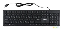 Клавиатура Acer OKW020 черный USB slim Multimedia (ZL.KBDEE.001)