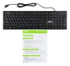 Клавиатура Acer OKW020 черный USB slim Multimedia (ZL.KBDEE.001)