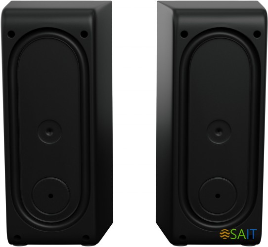 Колонки Оклик OK-119 2.0 черный 6Вт