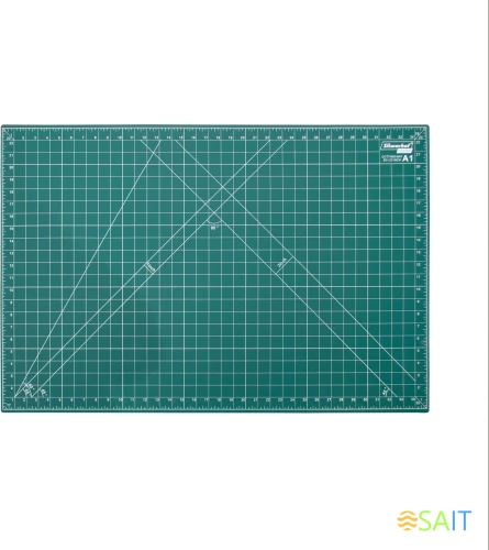 Подкладка для резки Silwerhof Create A1 594x841мм пластик зеленый