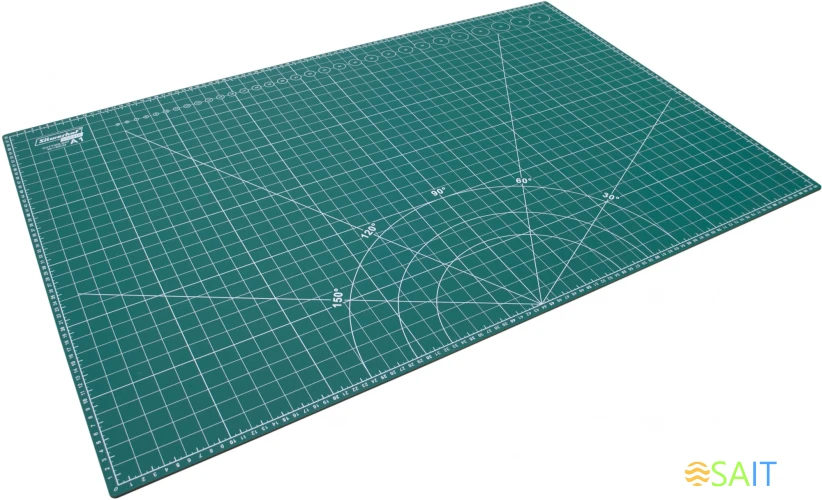 Подкладка для резки Silwerhof Create A1 594x841мм пластик зеленый