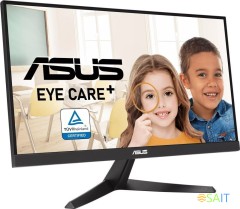Монитор Asus 21.45&quot; VY229Q черный IPS LED 1ms 16:9 HDMI M/M матовая 250cd 178гр/178гр 1920x1080 75Hz DP FHD 2.82кг