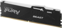 Память DDR5 4x16GB 5200MHz Kingston KF552C40BBAK4-64 Fury Beast RGB RTL Gaming PC5-41600 CL40 DIMM 288-pin 1.25В kit single rank с радиатором Ret