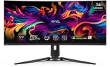 Монитор MSI 34" MAG 341CQP QD-OLED черный QD OLED LED 21:9 HDMI матовая HAS 250cd 178гр/178гр 3440x1440 175Hz FreeSync Premium Pro DP UW USB 9.3кг