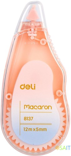 Лента коррект. Deli EH333 12мx5мм ассорти корпус белый блистер (упак.:3шт)