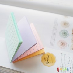 Блок самоклеящийся бумажный Stick`n Magic 21577 76x76мм 100лист. 70г/м2 пастель 4цв.в упак. в линейку