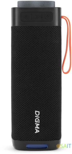 Колонка порт. Digma D-PS1522 черный 60W 2.0 BT 10м 3000mAh (PS1522B)