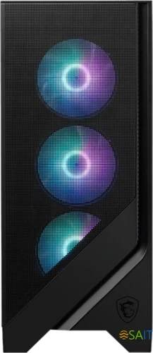 Корпус MSI MAG Forge 321R Airflow черный без БП ATX 2xUSB3.0 audio bott PSU