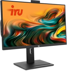 Моноблок IRU 23IM 23.8" Full HD i5 12450H (2) 16Gb SSD512Gb UHDG 730 noOS GbitEth WiFi BT 90W Cam черный 1920x1080