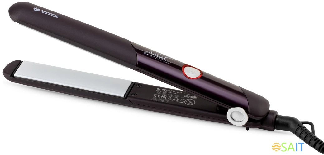 Выпрямитель Vitek VT-2311 42Вт фиолетовый макс.темп.:200С покрытие:керамическое